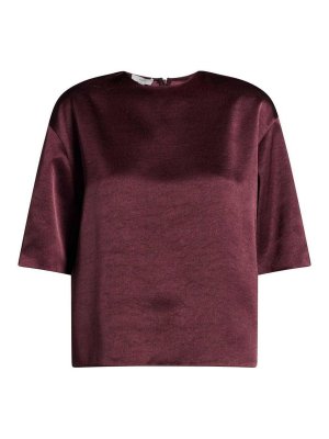 VINCE: blouses - Blusa Mm In Satin