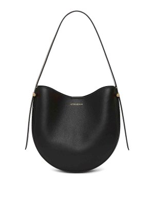 【KHAITE】Augustina Small' crossbody bag H6016914200 Small Augustina Crossbody Bag in Black Pebbled Leather – KHAITE