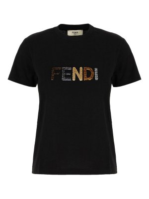 レディースTシャツFendi ブラック 2025 | THEBS