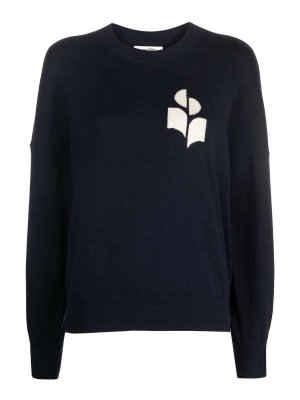Isabel Marant Etoile: Sudaderas y suéteres - Sudadera - Azul
