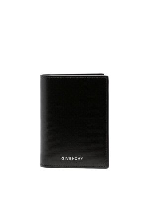 GIVENCHY: wallets & purses - Logo-Print Leather Wallet