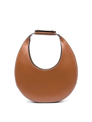 STAUD: Schultertaschen - Shopper - Beige