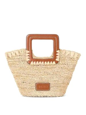 STAUD: cross body bags - Shirley Rafia Mini bag