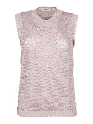 GOLDEN GOOSE: U-Boot-Ausschnitt - U-Boot-Pullover - Grau