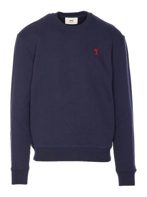 AMI PARIS: Sweatshirts & Pulls - Sweat-Shirts - Bleu