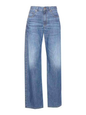 BRUNELLO CUCINELLI: bootcut jeans - Denim Jeans