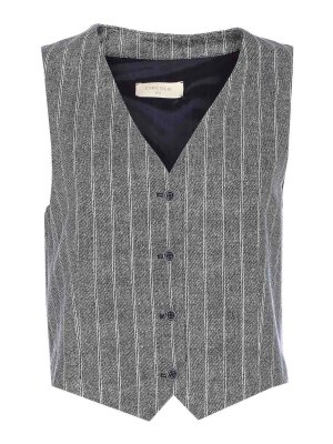 thom browne グレー ノースリーブ ベスト Thom Browne ニットベスト 通販 - FARFETCH