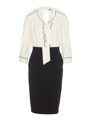 ELISABETTA FRANCHI: knee length dresses - Dress