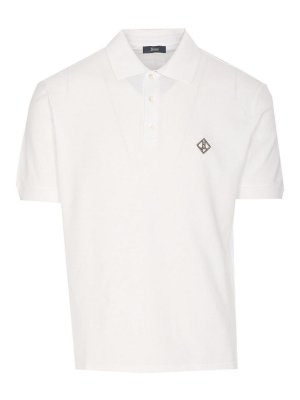 HERNO: Poloshirts - Poloshirt - Weiß