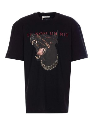 Tシャツ・カットソー BRUNELLO CUCINELLI Men T Shirts M0B138440C101 Black BRUNELLO CUCINELLI Logo-Print Cotton-Jersey T-Shirt for Men