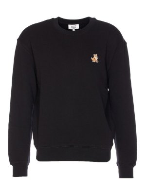 MAISON KITSUNÉ: Sudaderas y suéteres - Sudadera - Negro