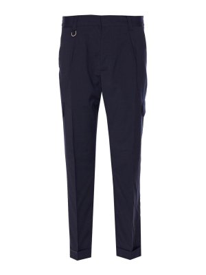 Paolo Pecora: Trousers Shorts - Blue Pants