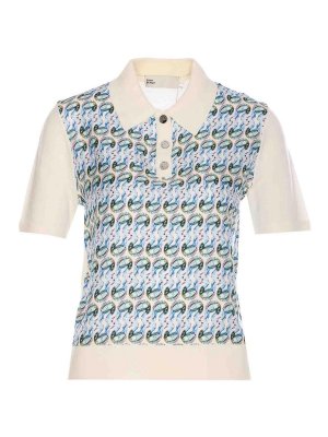 TORY BURCH: Polos  - Polo - Blanc