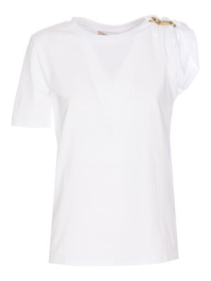 Elisabetta Franchi Logo T-Shirt - White - Women | MA01651E2270