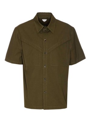 BOTTEGA VENETA: shirts - Cotton Twill Shirt