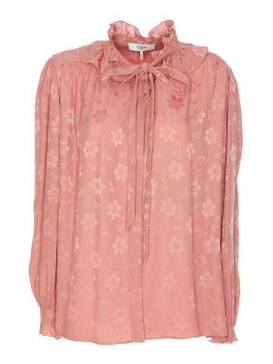 CHLOE': shirts - Fluid Jacquard Silk Shirt