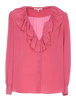 silkcut3出品　10/23 Silk crêpe de chine shirt in green | GUCCI® US
