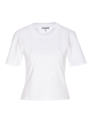 Tシャツ・カットソー ELISABETTA FRANCHI Women Tops MA01851E2270GESSO WHITE Women's T-shirts: elegant, longline or with short sleeves