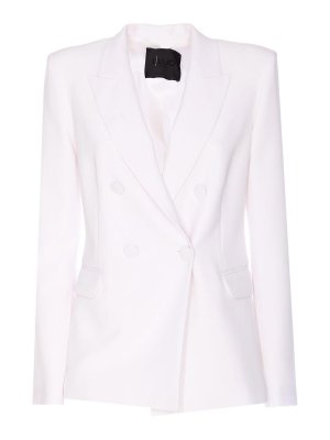 Liu Jo: blazers - White Double Breasted Buttons Closure