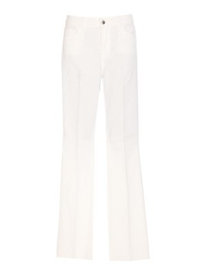 Liu Jo: Jeans évasés - Jean Bootcut - Blanc