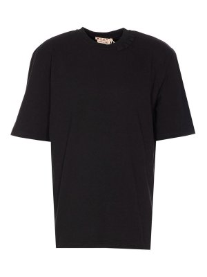 Fedeli Short Sleeve Linen T-Shirt - Black - Men | 8UED0151626