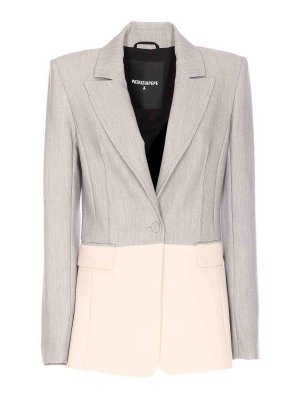 PATRIZIA PEPE: casual jackets - Color Block Jacket