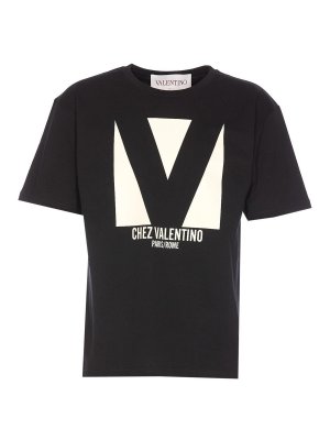 VALENTINO GARAVANI: T-shirts - T-Shirt - Schwarz