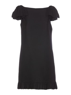 VALENTINO GARAVANI: short dresses - Crepe Couture Mini Dress