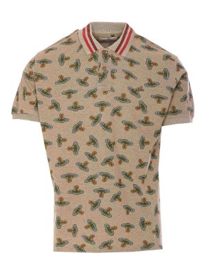 VIVIENNE WESTWOOD: polo shirts - Sand Classic Polo