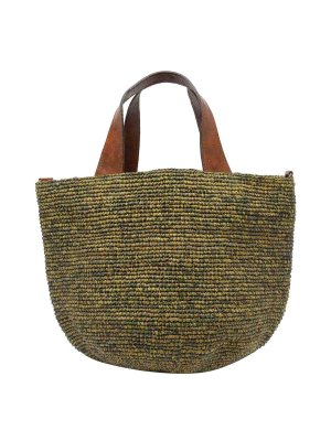 トートバッグ BOTTEGA VENETA SS23 SMALL BOW TOTE BAG (729043_V2FY13150) Bottega Veneta Small Bow Tote Bag - Green - Women