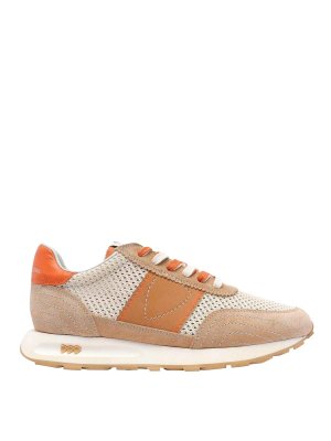 PHILIPPE MODEL: Chaussures de sport - Baskets - Beige