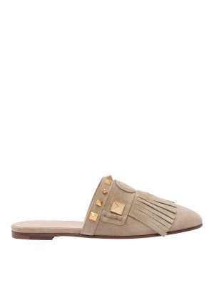 VALENTINO GARAVANI: Mocasines y Zapatillas - Zapatillas - Beis