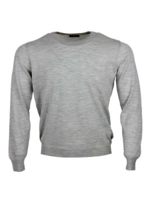 BARBA NAPOLI: crew necks - Sweater Grey
