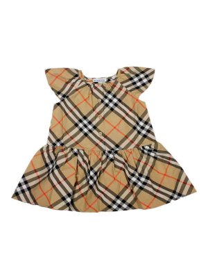 BURBERRY: ニーレングスドレス - 膝丈ドレス - グレー