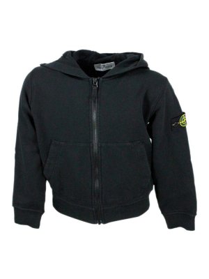 STONE ISLAND: Sudaderas y suéteres - Sudadera - Negro