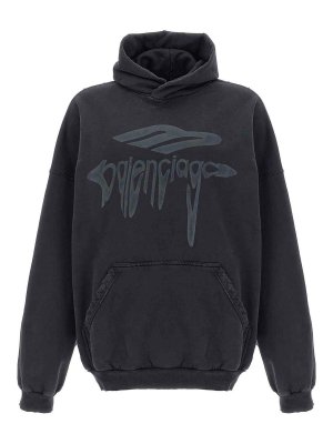 BALENCIAGA: Sweatshirts und Pullover - Sweatshirt - Schwarz