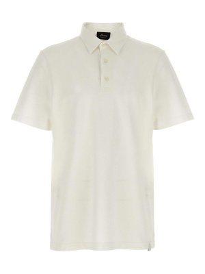 BRIONI: polo shirts - Cotton Polo Shirt