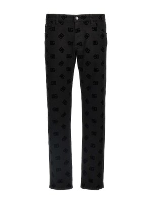 DOLCE & GABBANA: jeans bootcut - Jeans logo