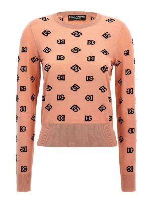 DOLCE & GABBANA: Suéteres con cuello pico - Suéter Cuello Redondo