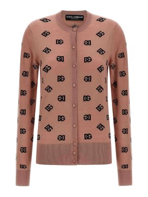 DOLCE & GABBANA: Cárdigans - Cárdigan - Color Carne Y Neutral