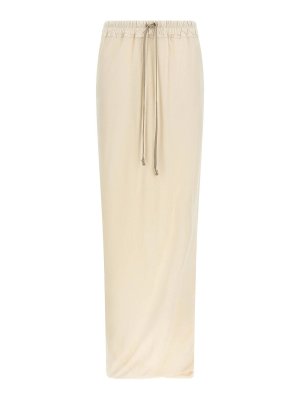 スカート THOM BROWNE SS25 Silk skirt (FGCA22AF0819 480) Silk Twill 4 Bar Midi Pleated Skirt | Thom Browne