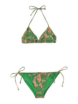 ビキニ Zimmermann RHIANNON MINI TRI BIKINI (1839WSS251 SPLICED) Zimmermann Spliced Rhiannon Mini Tri Bikini - Spliced