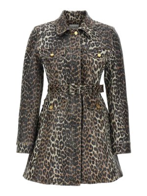 GANNI: ショートドレス - ショートドレス - マルチカラー