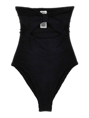 Elisabetta Franchi Knot One-Piece Swimsuit - Black