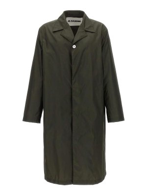 JIL SANDER: cappotti corti - Trench a petto singolo