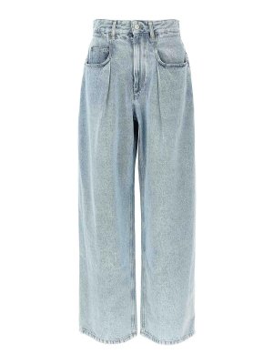 Isabel Marant Etoile: Jeans boot-cut - Jeans Boot-Cut - Azul Claro