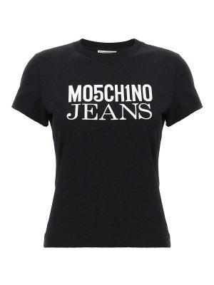 MOSCHINO JEANS: t-shirts - Logo Print T-Shirt