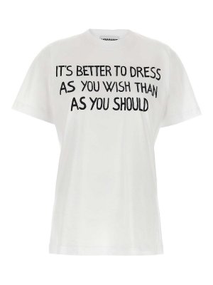 MOSCHINO: T-shirts - T-Shirt - Blanc