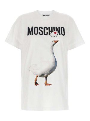 MOSCHINO: T-shirts - T-Shirt - Blanc