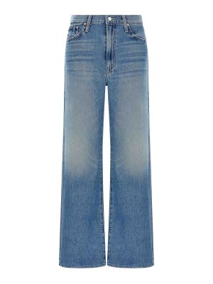 MOTHER: Schlagjeans - Bootcut Jeans - Hellblau